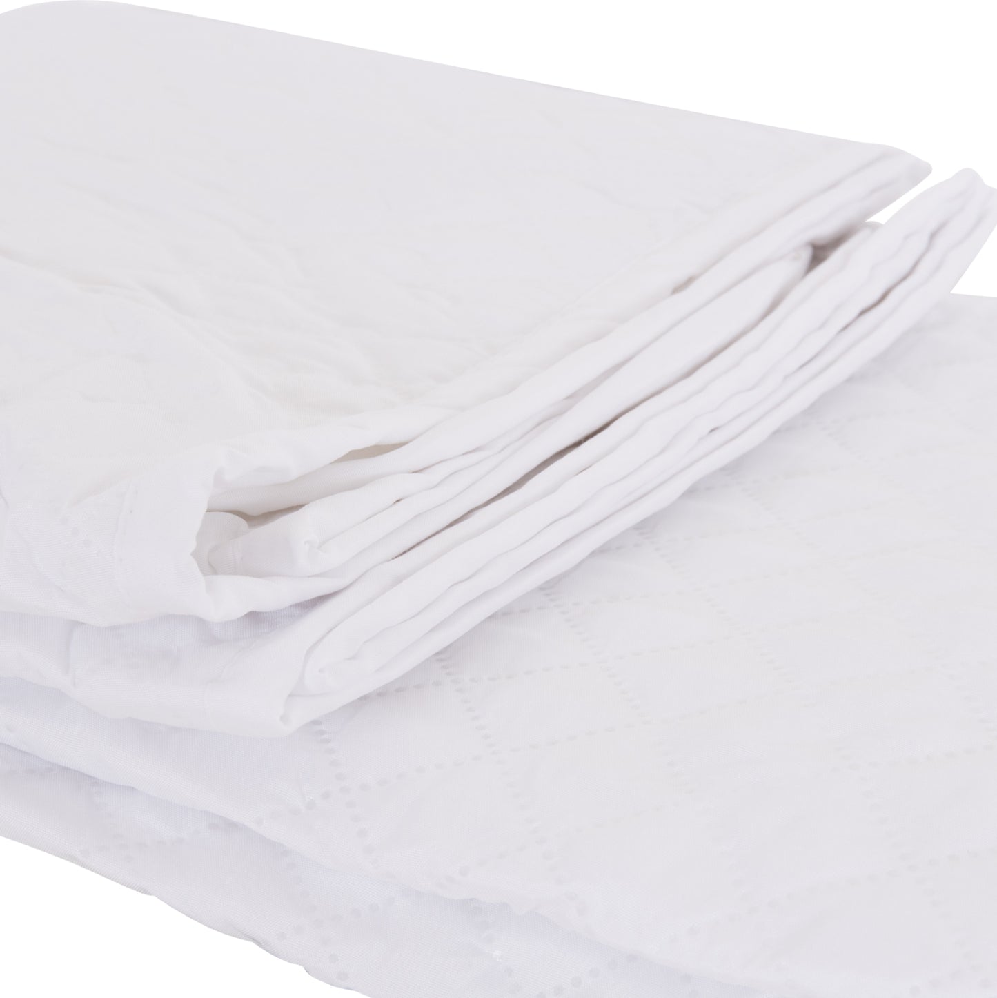 MATTRESS PAD WATERPROOF VELURA HM12174.160 MICROFIBER & PU--4 RUBBER BANDS 160x200cm.