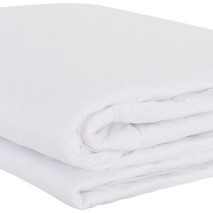 MATTRESS PAD WATERPROOF VELURA HM12174.160 MICROFIBER & PU--4 RUBBER BANDS 160x200cm.