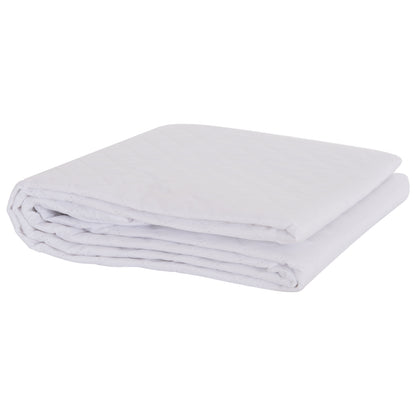 MATTRESS PAD WATERPROOF HM12174.90 MICROFIBER & PU--4 RUBBER BANDS 90x200cm.