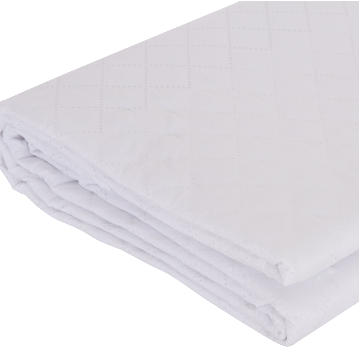 MATTRESS PAD WATERPROOF HM12174.90 MICROFIBER & PU--4 RUBBER BANDS 90x200cm.