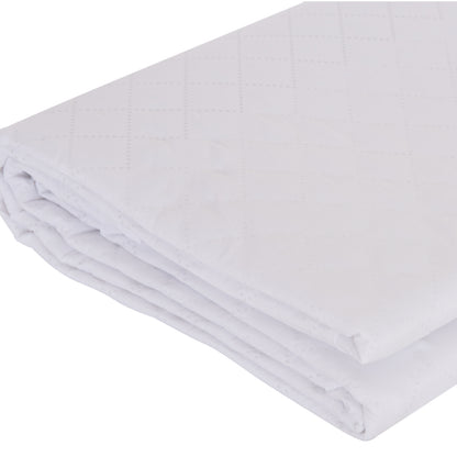 MATTRESS PAD WATERPROOF HM12174.90 MICROFIBER & PU--4 RUBBER BANDS 90x200cm.