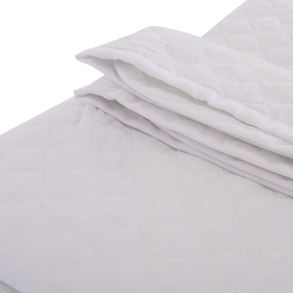 MATTRESS PAD WATERPROOF HM12174.90 MICROFIBER & PU--4 RUBBER BANDS 90x200cm.
