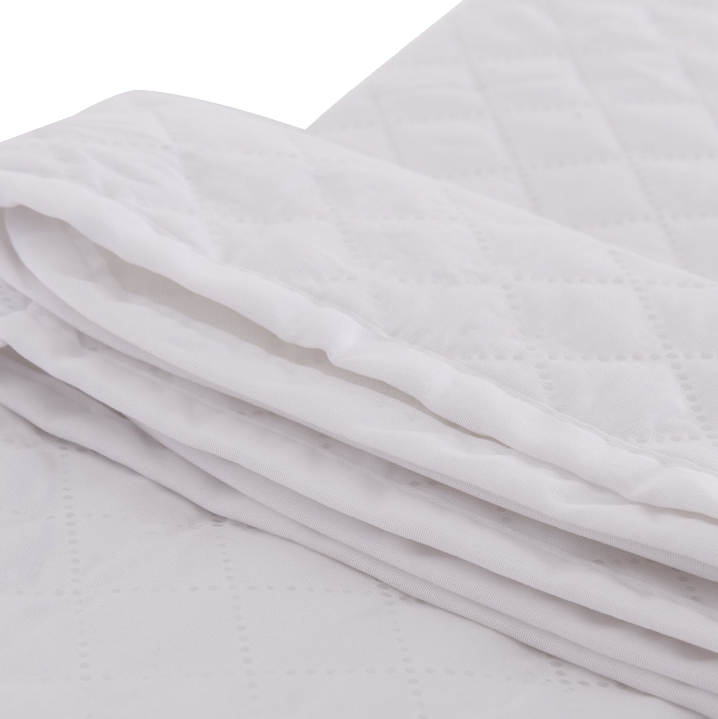 MATTRESS PAD WATERPROOF HM12174.90 MICROFIBER & PU--4 RUBBER BANDS 90x200cm.