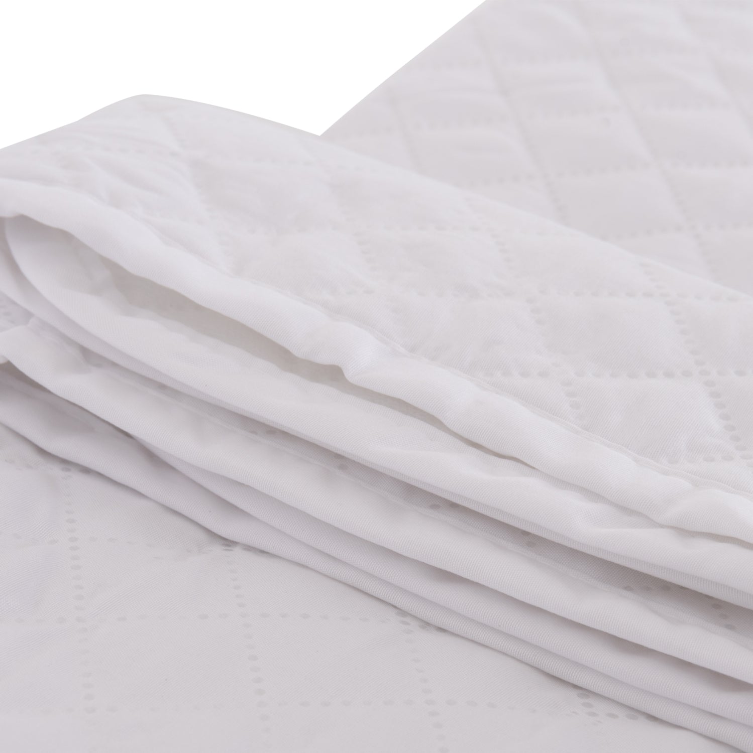 MATTRESS PAD WATERPROOF HM12174.90 MICROFIBER & PU--4 RUBBER BANDS 90x200cm.
