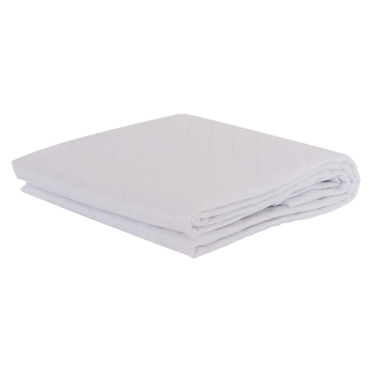 MATTRESS PAD WATERPROOF HM12174.90 MICROFIBER & PU--4 RUBBER BANDS 90x200cm.