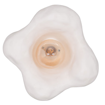 WALL SCONCE LUXON HM4701.02M FIBER CEMENT IN WHITE 28x15x28Hcm.