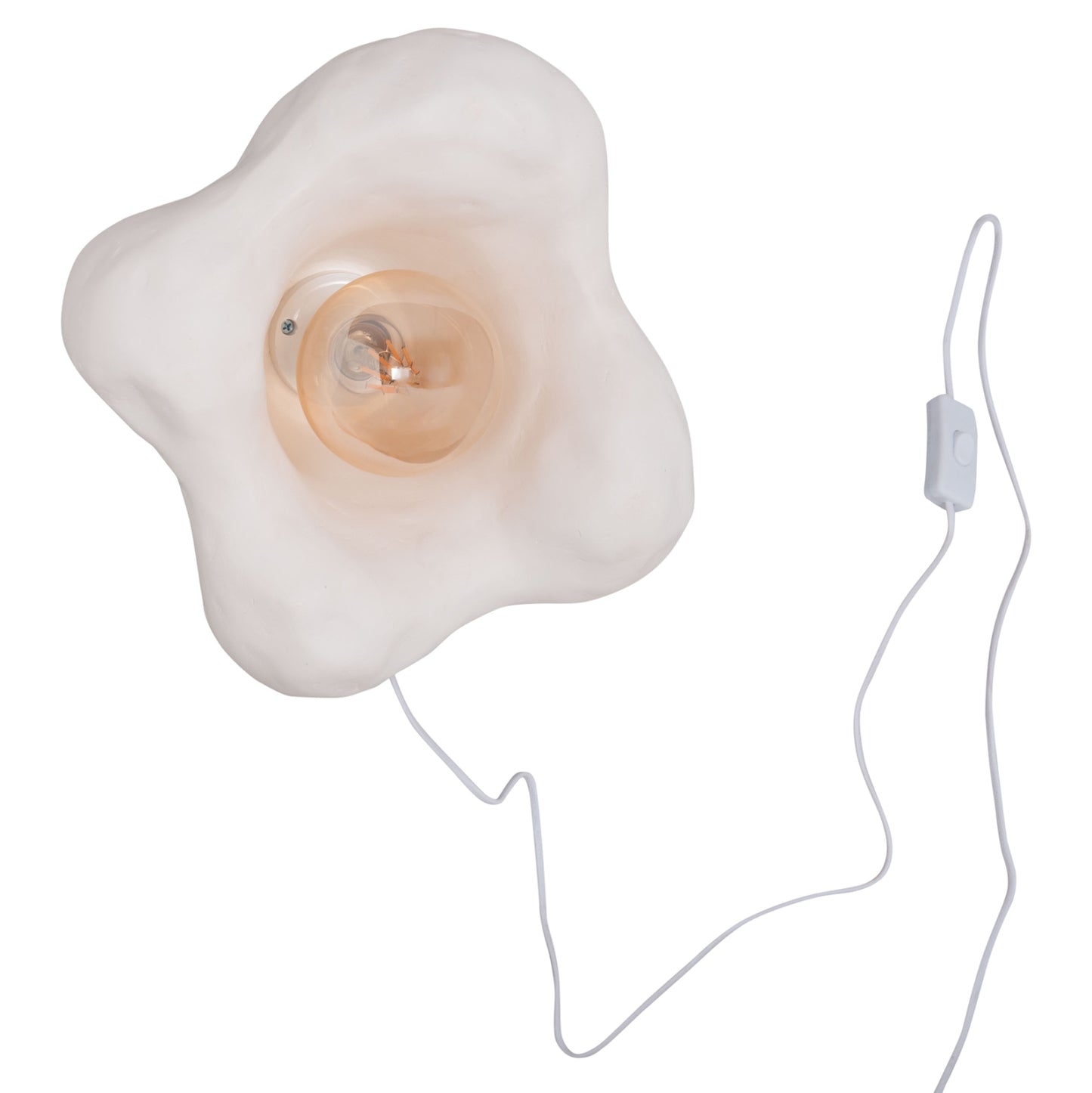 WALL SCONCE LUXON HM4701.02M FIBER CEMENT IN WHITE 28x15x28Hcm.