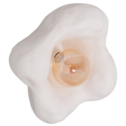 WALL SCONCE LUXON HM4701.02M FIBER CEMENT IN WHITE 28x15x28Hcm.