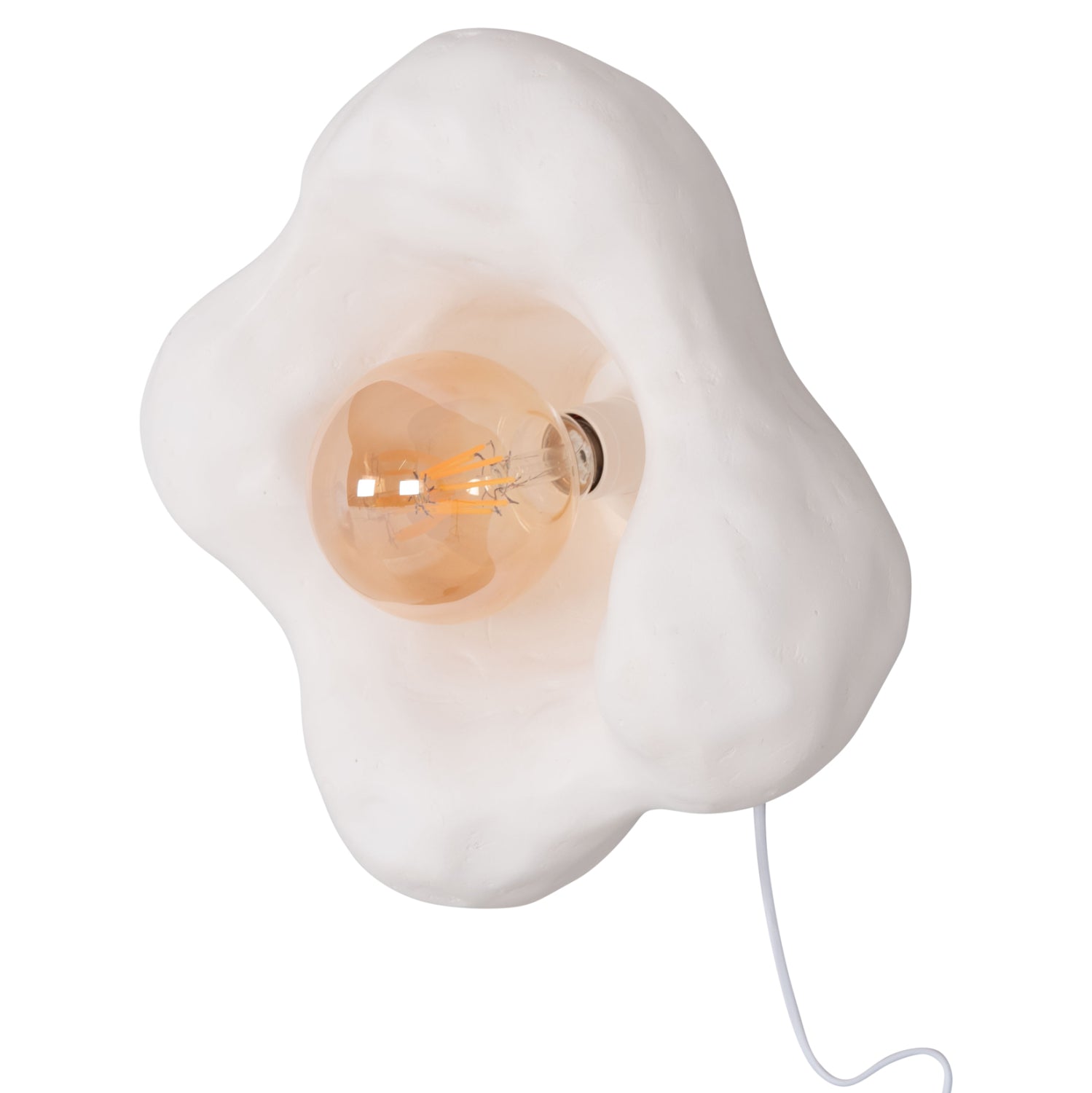 WALL SCONCE LUXON HM4701.02M FIBER CEMENT IN WHITE 28x15x28Hcm.