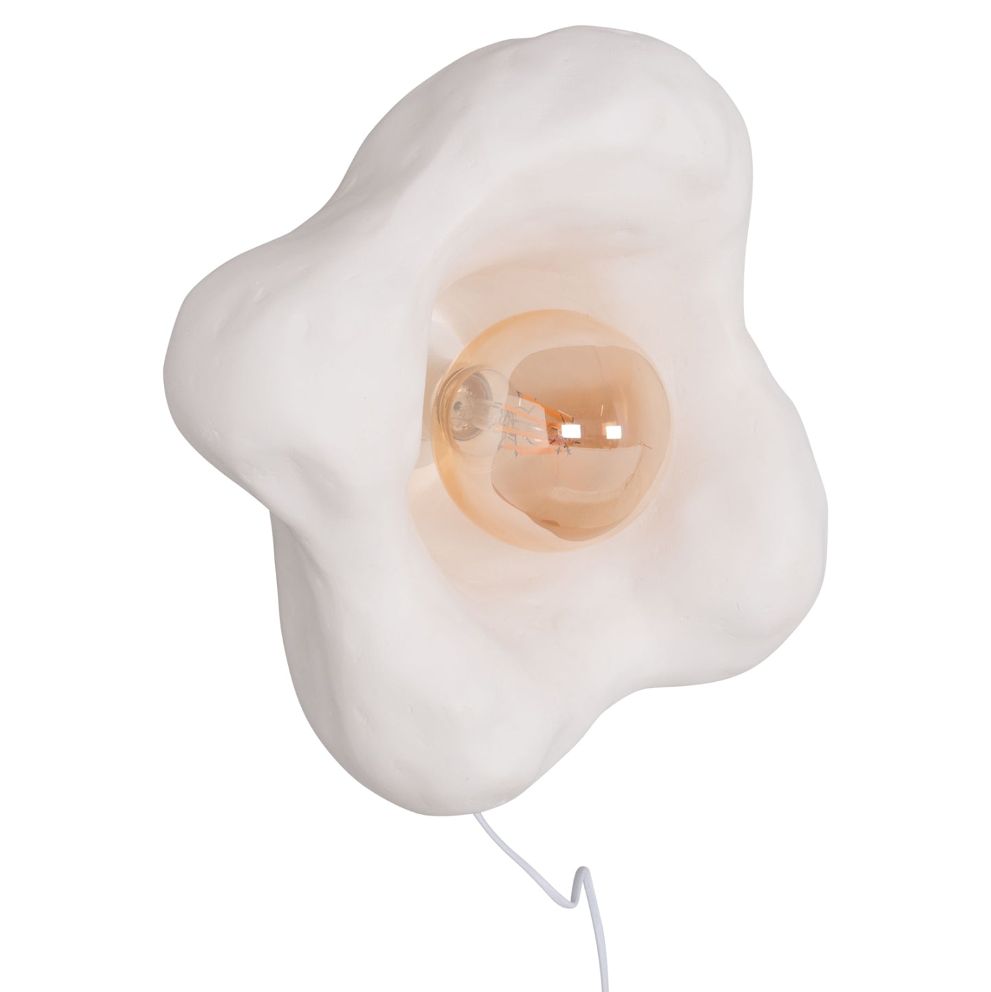 WALL SCONCE LUXON HM4701.02M FIBER CEMENT IN WHITE 28x15x28Hcm.