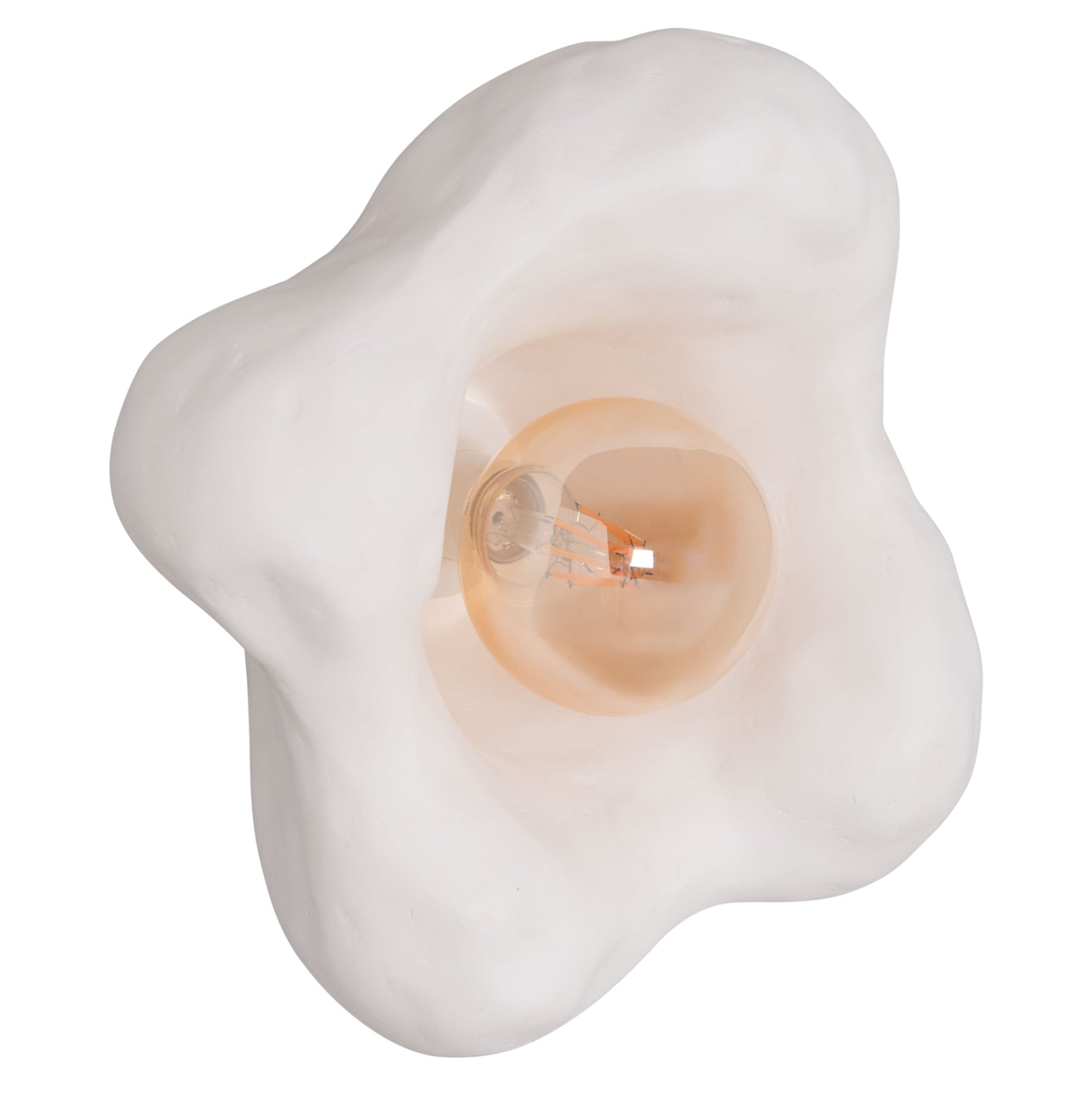 WALL SCONCE LUXON HM4701.02M FIBER CEMENT IN WHITE 28x15x28Hcm.
