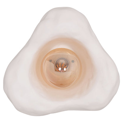 WALL SCONCE LUXON HM4701.02S FIBER CEMENT IN WHITE 28x15x25Hcm.
