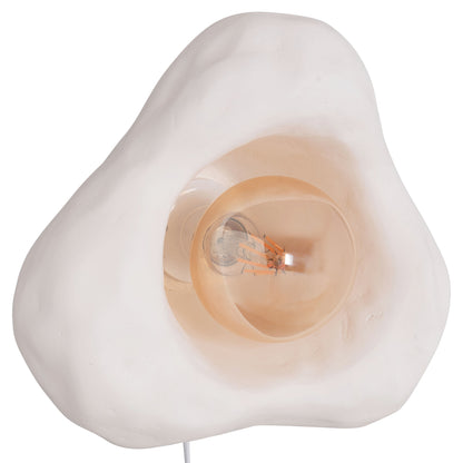 WALL SCONCE LUXON HM4701.02S FIBER CEMENT IN WHITE 28x15x25Hcm.