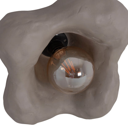 WALL SCONCE LUXON HM4701.03M FIBER CEMENT IN GREY 28x15x28Hcm.