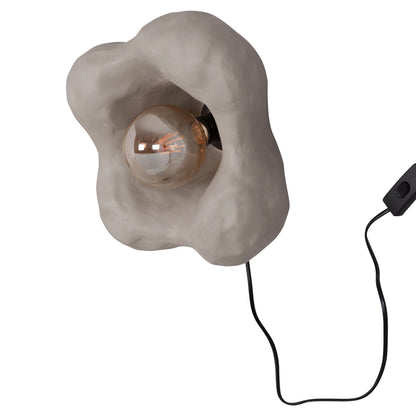 WALL SCONCE LUXON HM4701.03M FIBER CEMENT IN GREY 28x15x28Hcm.