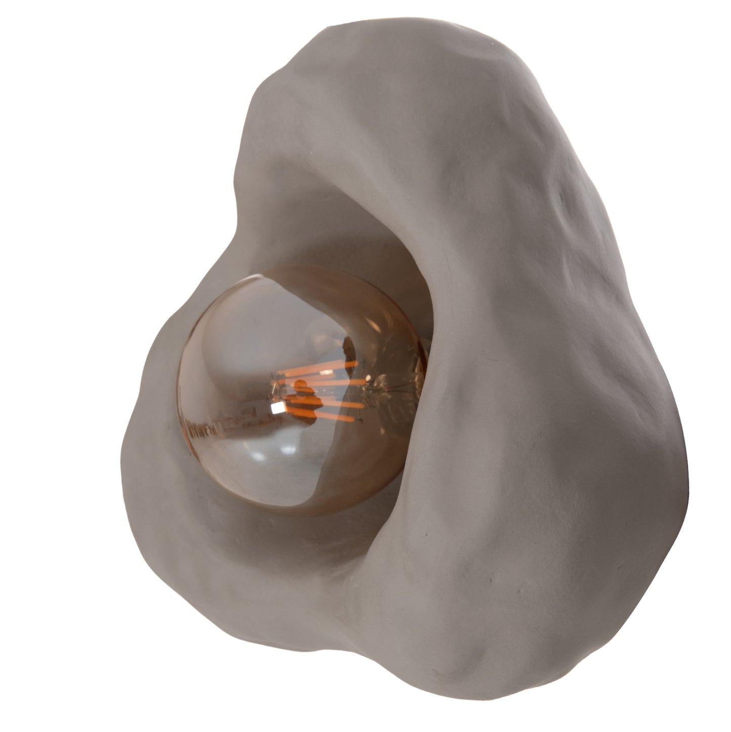 WALL SCONCE LUXON HM4701.03S FIBER CEMENT IN GREY 28x15x25Hcm.