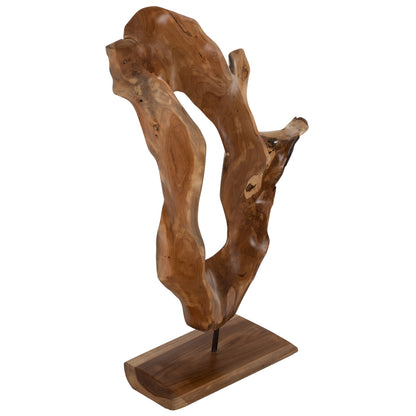 TABLE DECOR HM7713 SOLID TEAK WOOD NATURAL 26Χ16Χ70H