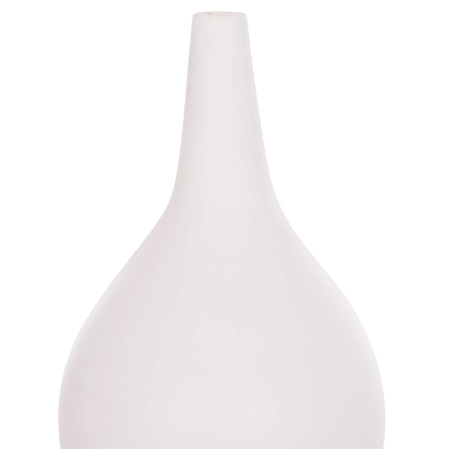 TABLE DECORATIVE VASE DENI HM4663.02L FIBER CEMENT IN WHITE--Φ26x39Hcm