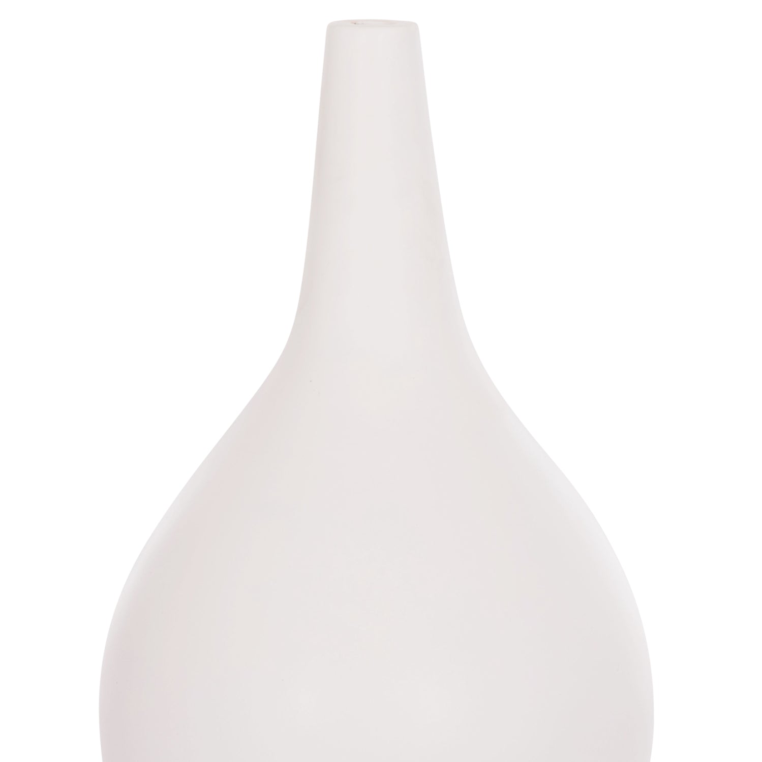 TABLE DECORATIVE VASE DENI HM4663.02L FIBER CEMENT IN WHITE--Φ26x39Hcm