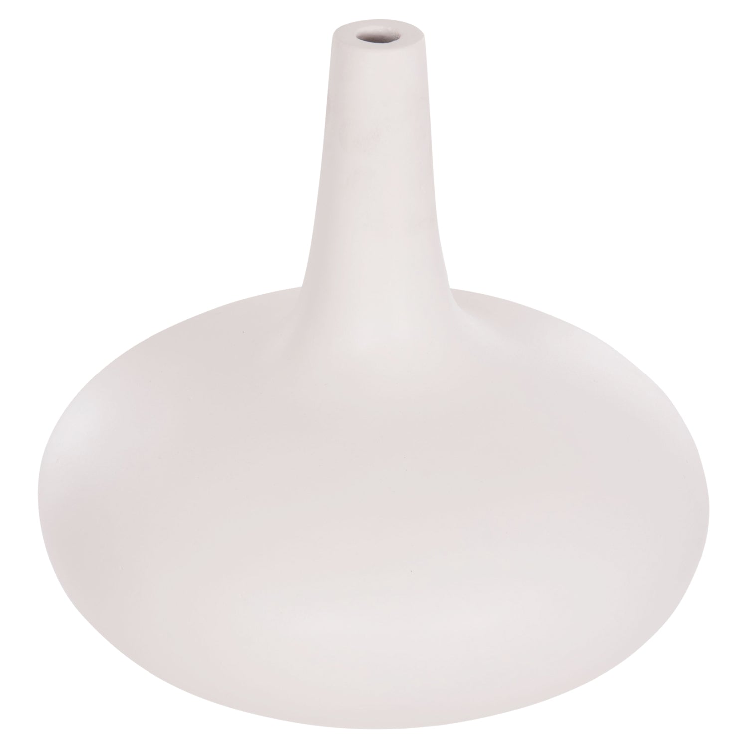TABLE DECORATIVE VASE DENI HM4663.02M FIBER CEMENT IN WHITE--Φ30x29.5Hcm