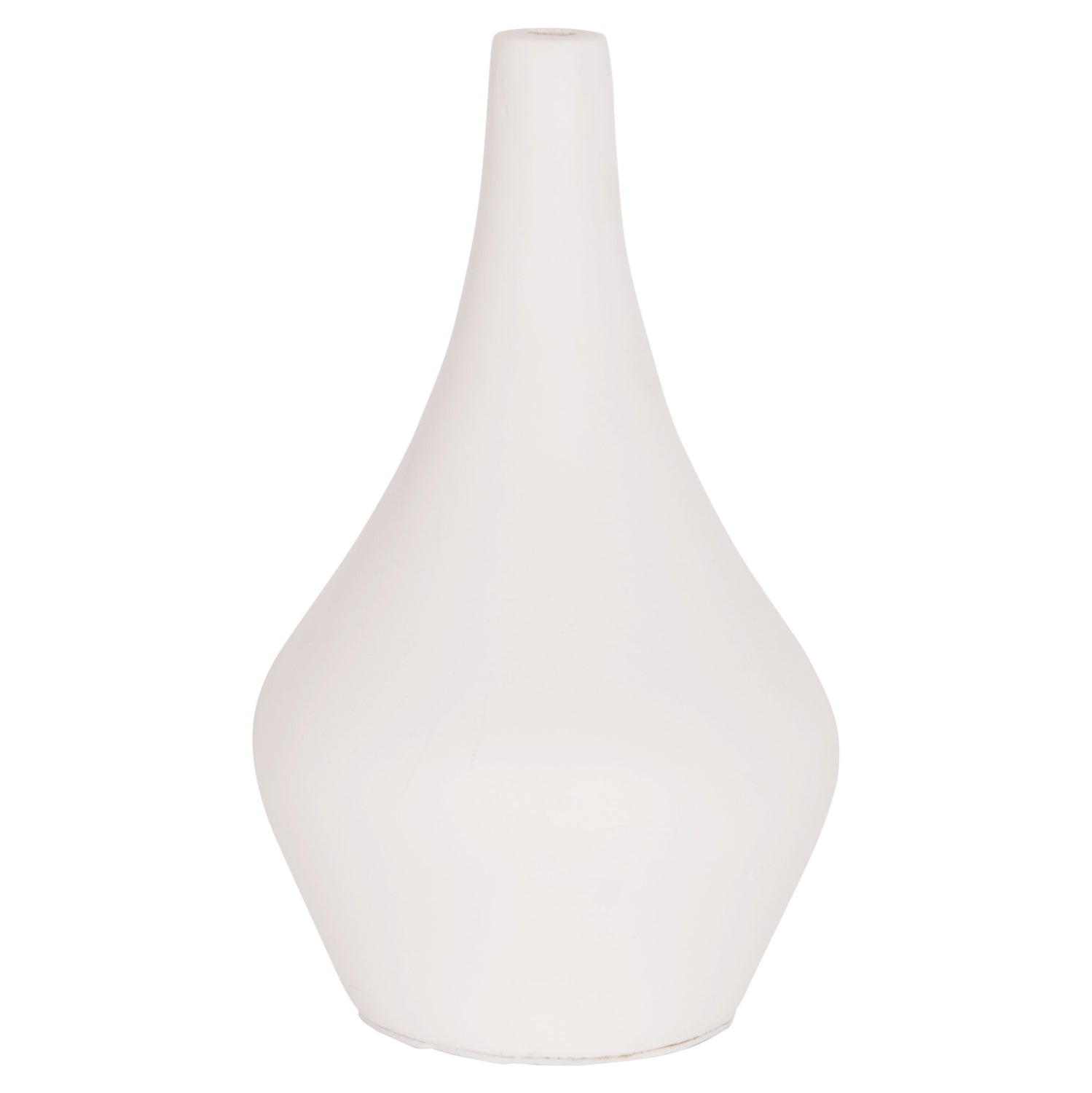 TABLE DECORATIVE VASE DENI HM4663.02S FIBER CEMENT IN WHITE--Φ15x27Hcm.