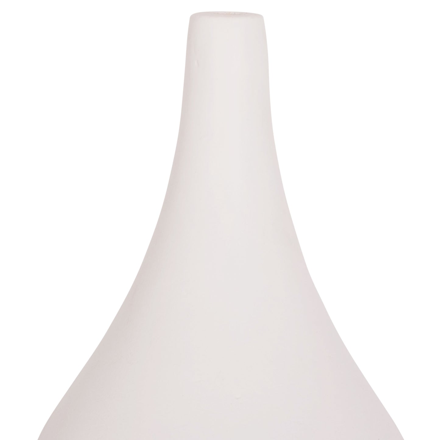 TABLE DECORATIVE VASE DENI HM4663.02S FIBER CEMENT IN WHITE--Φ15x27Hcm.