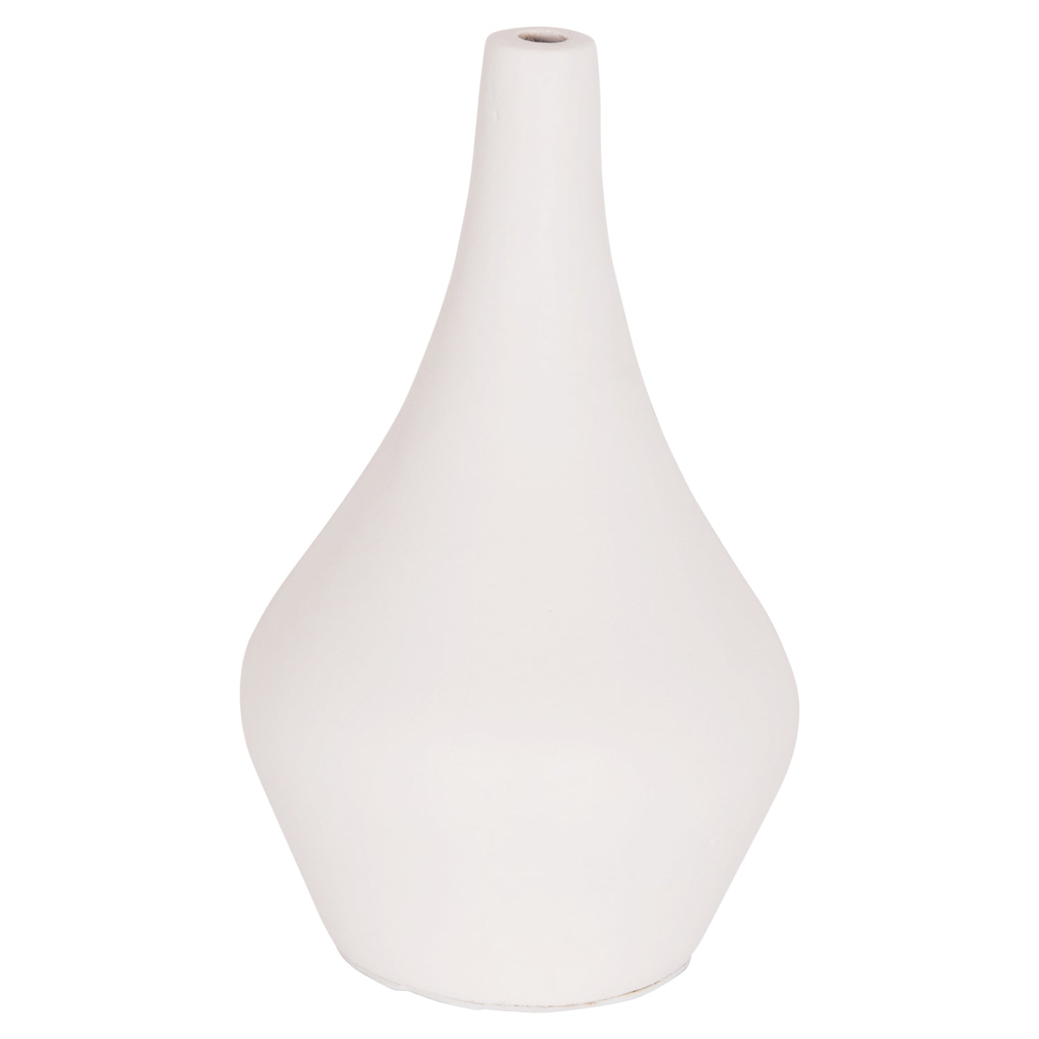 TABLE DECORATIVE VASE DENI HM4663.02S FIBER CEMENT IN WHITE--Φ15x27Hcm.