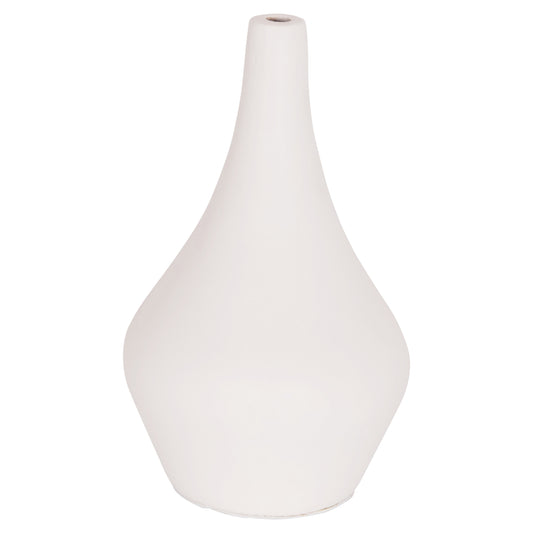 TABLE DECORATIVE VASE DENI HM4663.02S FIBER CEMENT IN WHITE--Φ15x27Hcm.
