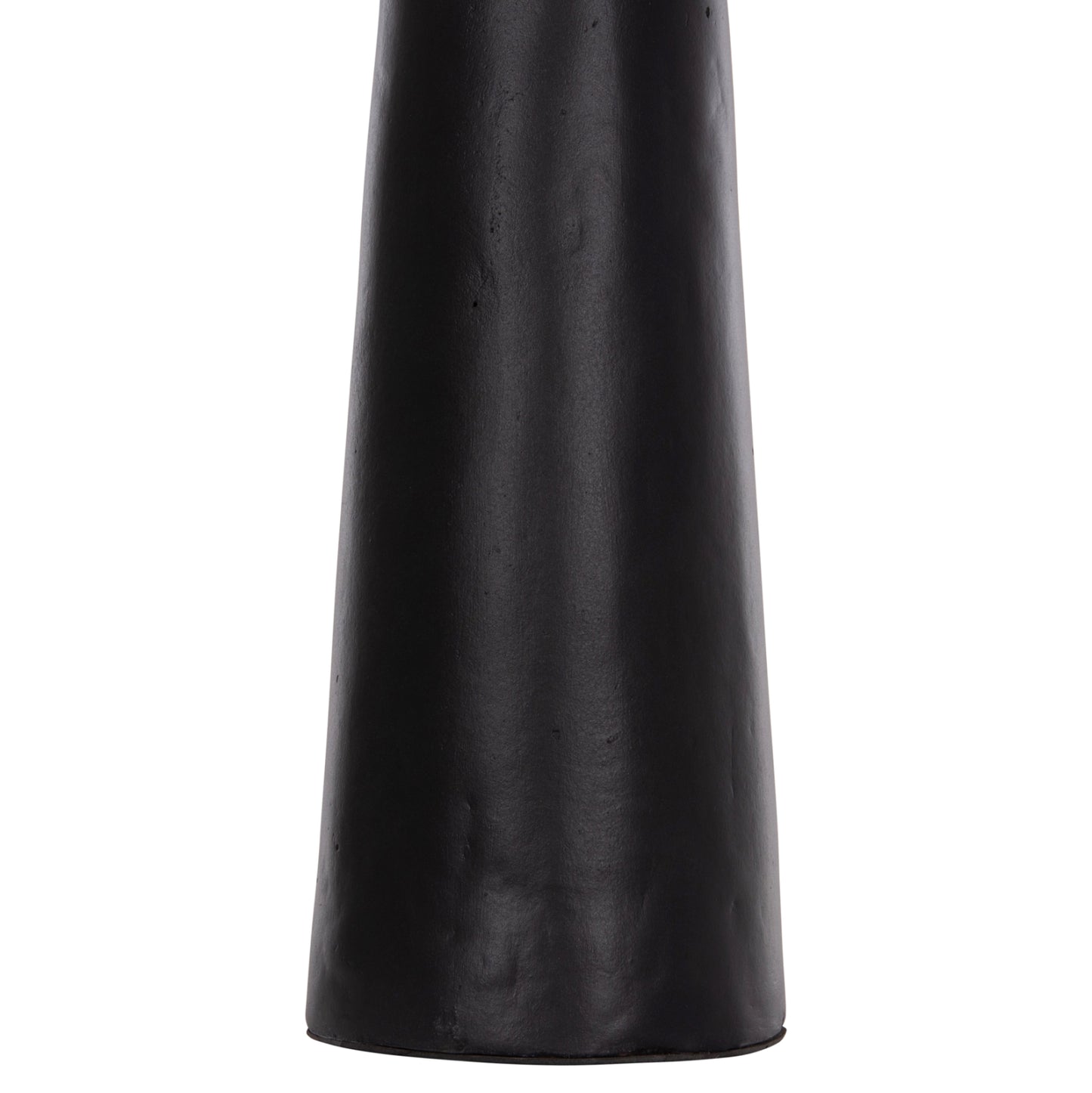 TABLE DECORATIVE VASE LEKKAN HM4664.01L TERRACOTA IN BLACK--Φ18x38Hcm.