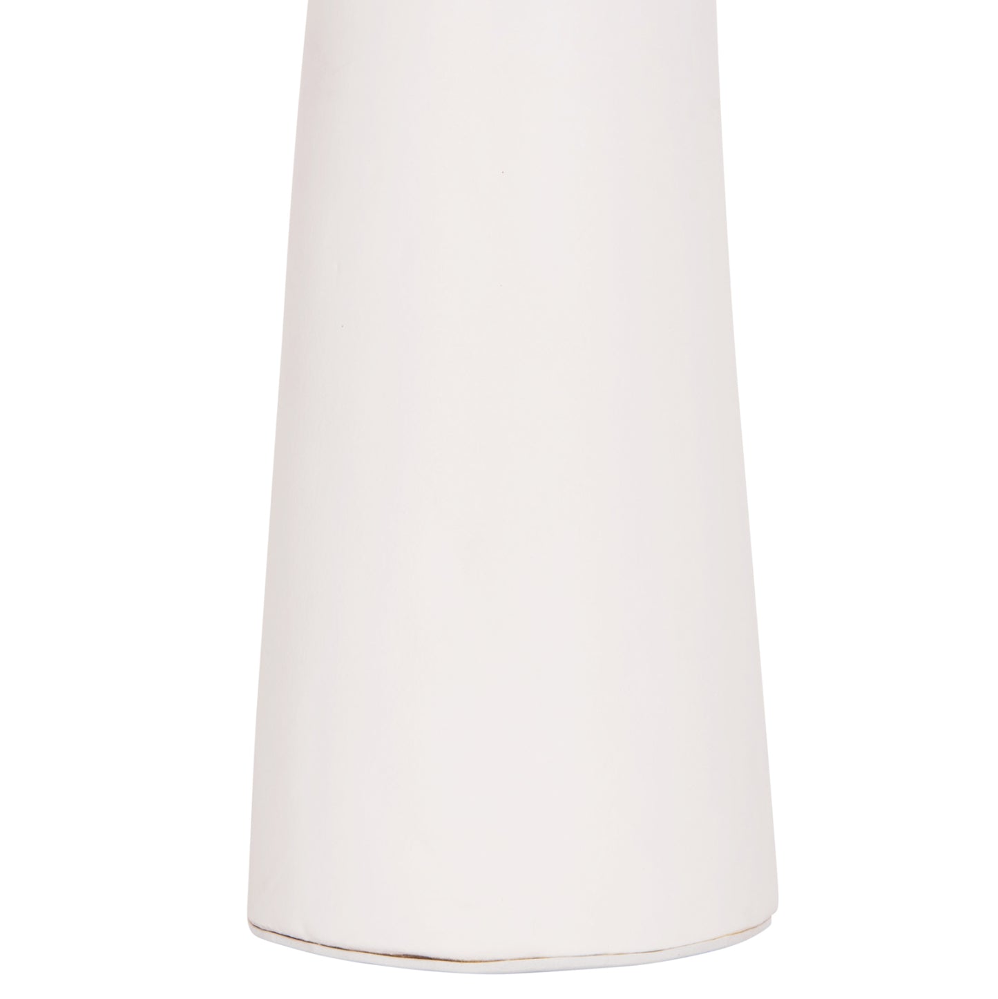 TABLE DECORATIVE VASE LEKKAN HM4664.02L TERRACOTA IN WHITE--Φ18x38Hcm.