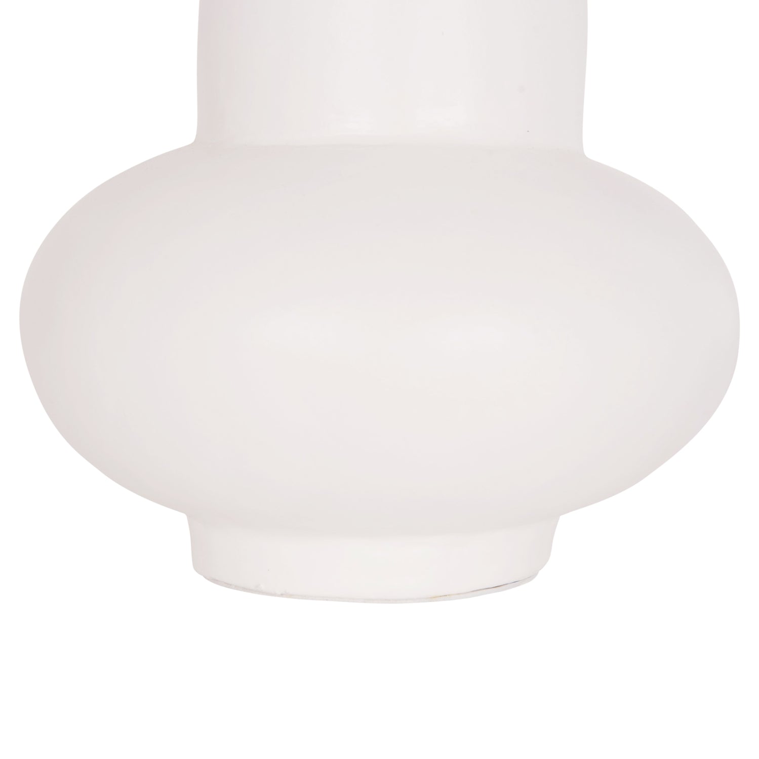 TABLE DECORATIVE VASE LEMA HM4664.02S TERRACOTA IN WHITE--Φ22x22Hcm.