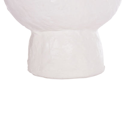 DECORATIVE TABLE VASE NAMENTIS HM4665.02S TERRACOTA IN WHITE COLOR--26x15x32.5Hcm.