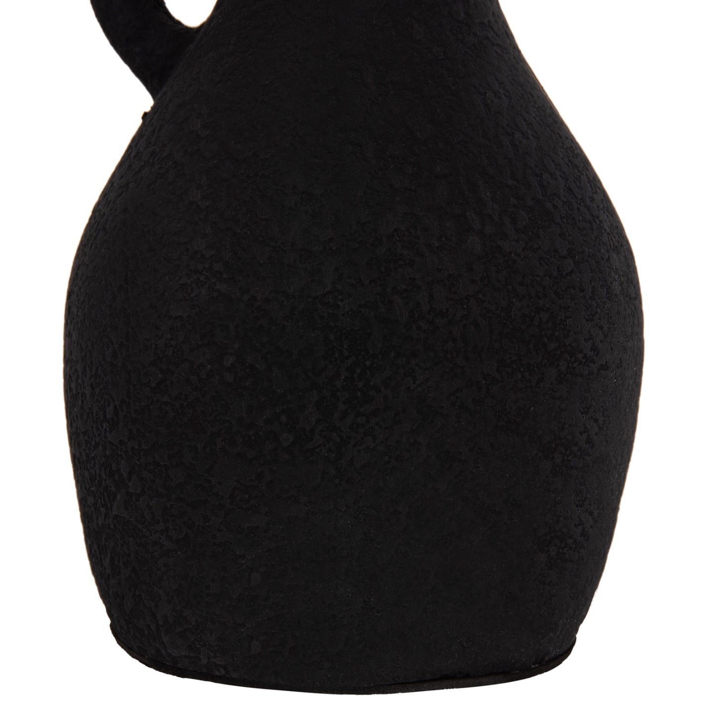 TABLE DECORATIVE VASE DECANT HM4667.01L TERRACOTA IN BLACK--Φ14x21Hcm.