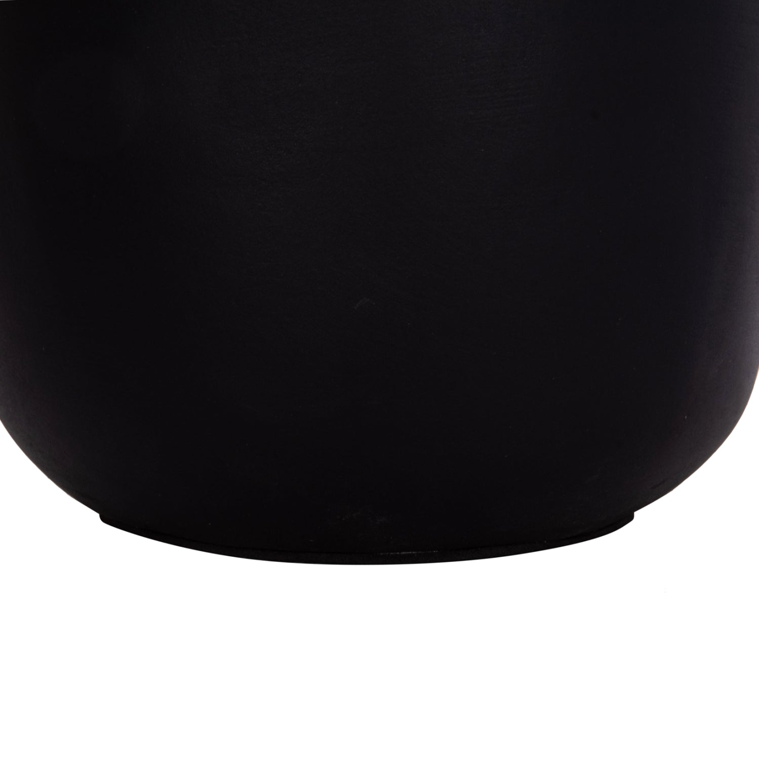 DECORATIVE TABLE VASE LENNOX HM4675.01S TERRACOTA IN BLACK--Φ18x33Hcm.