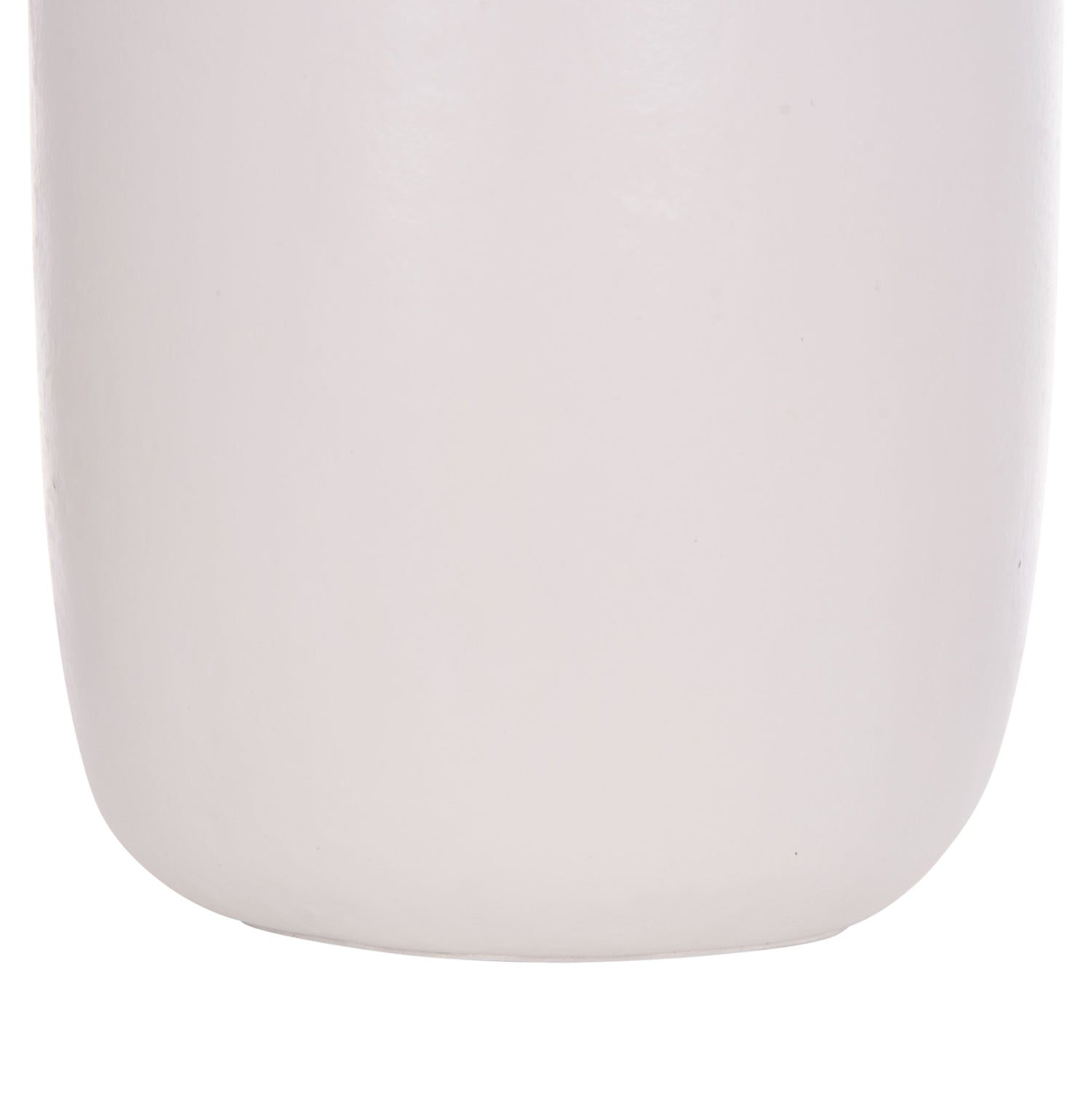 DECORATIVE TABLE VASE LENNOX HM4675.02S TERRACOTA IN WHITE--Φ18x33Hcm.