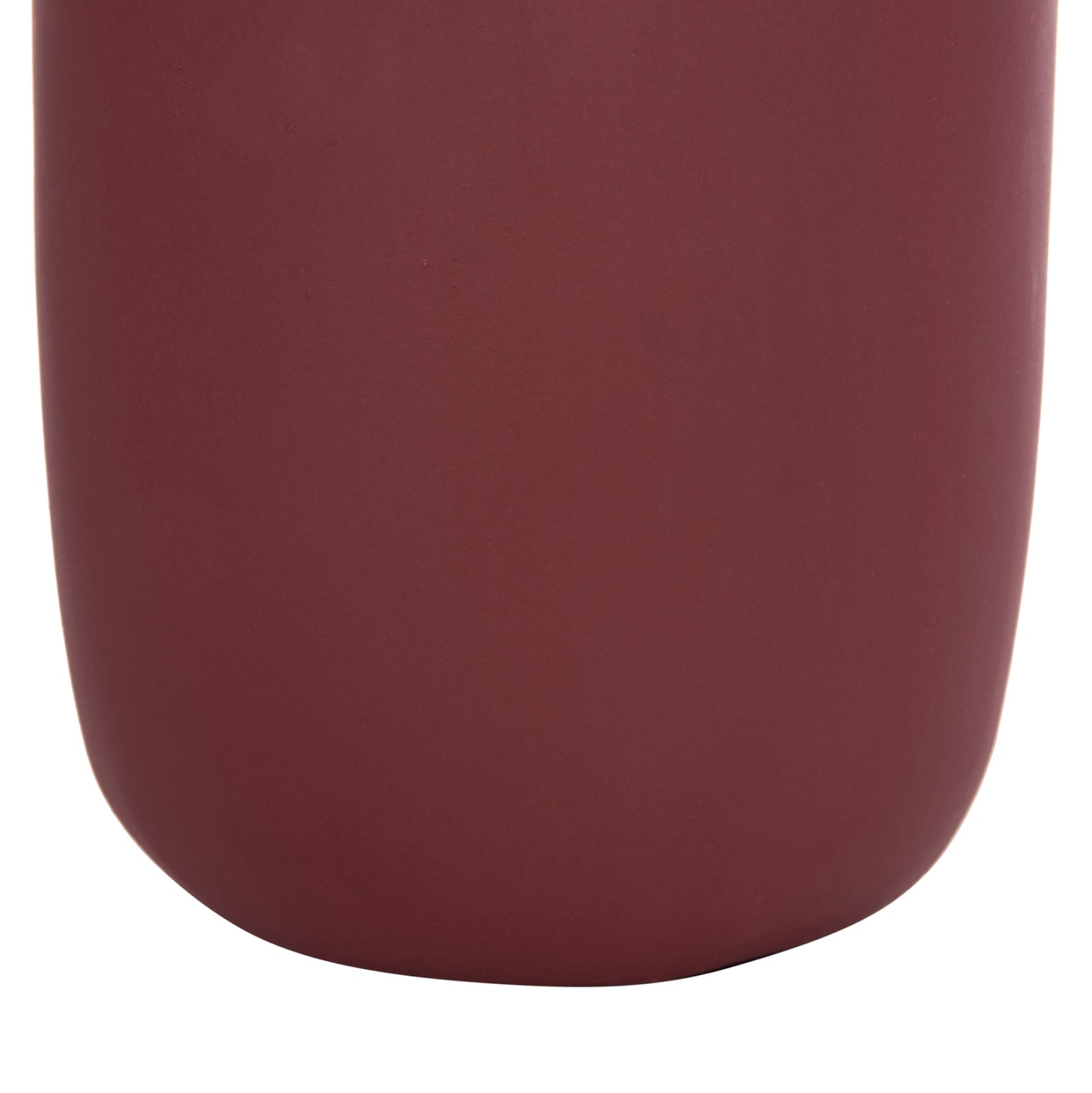 DECORATIVE TABLE VASE LENNOX HM4675.06S TERRACOTA IN MAROON RED--Φ18x33Hcm.