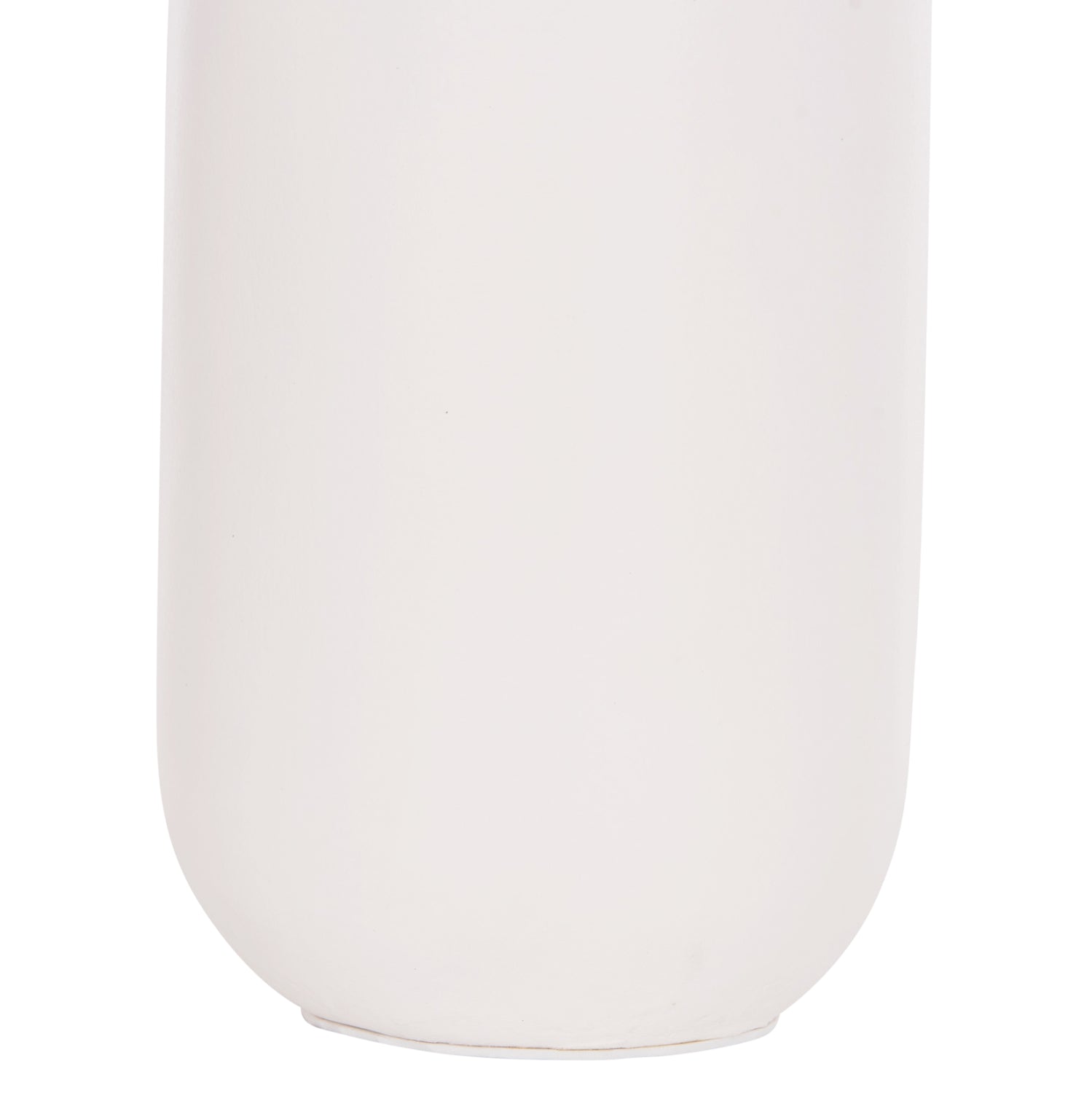 TABLE DECORATIVE VASE CAMMER HM4687.02M TERRACOTA IN WHITE--Φ13x34Hcm.