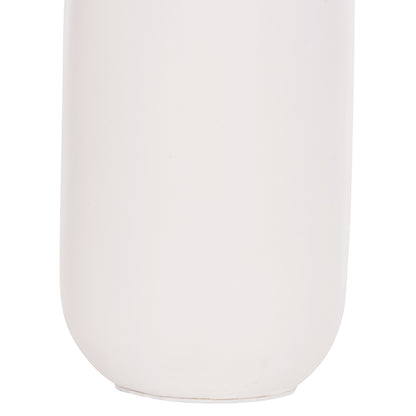 TABLE DECORATIVE VASE CAMMER HM4687.02M TERRACOTA IN WHITE--Φ13x34Hcm.