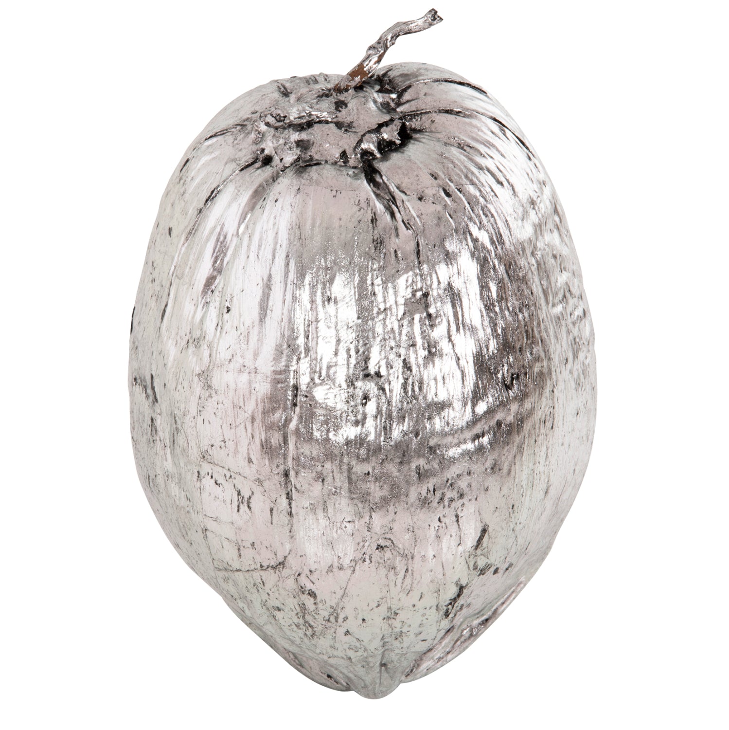 TABLE DECORATION HM4326.04 COCONUT IN SILVER COLOR 20x20x20Hcm.
