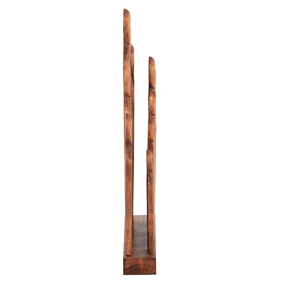 TABLE DECORATION PRIMATE HM4415 ALBASIA WOOD 68x10x76Hcm.