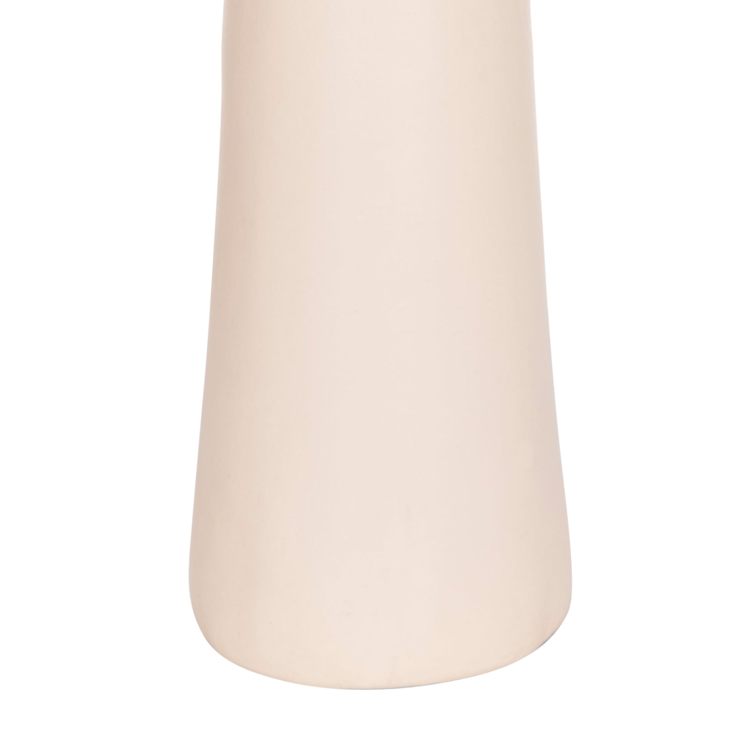 TABLE DECORATIVE VASE DEAN HM4679.02 TERRACOTTA IN CREAM WHITE & AGEL ROPE--Φ18x35Hcm.