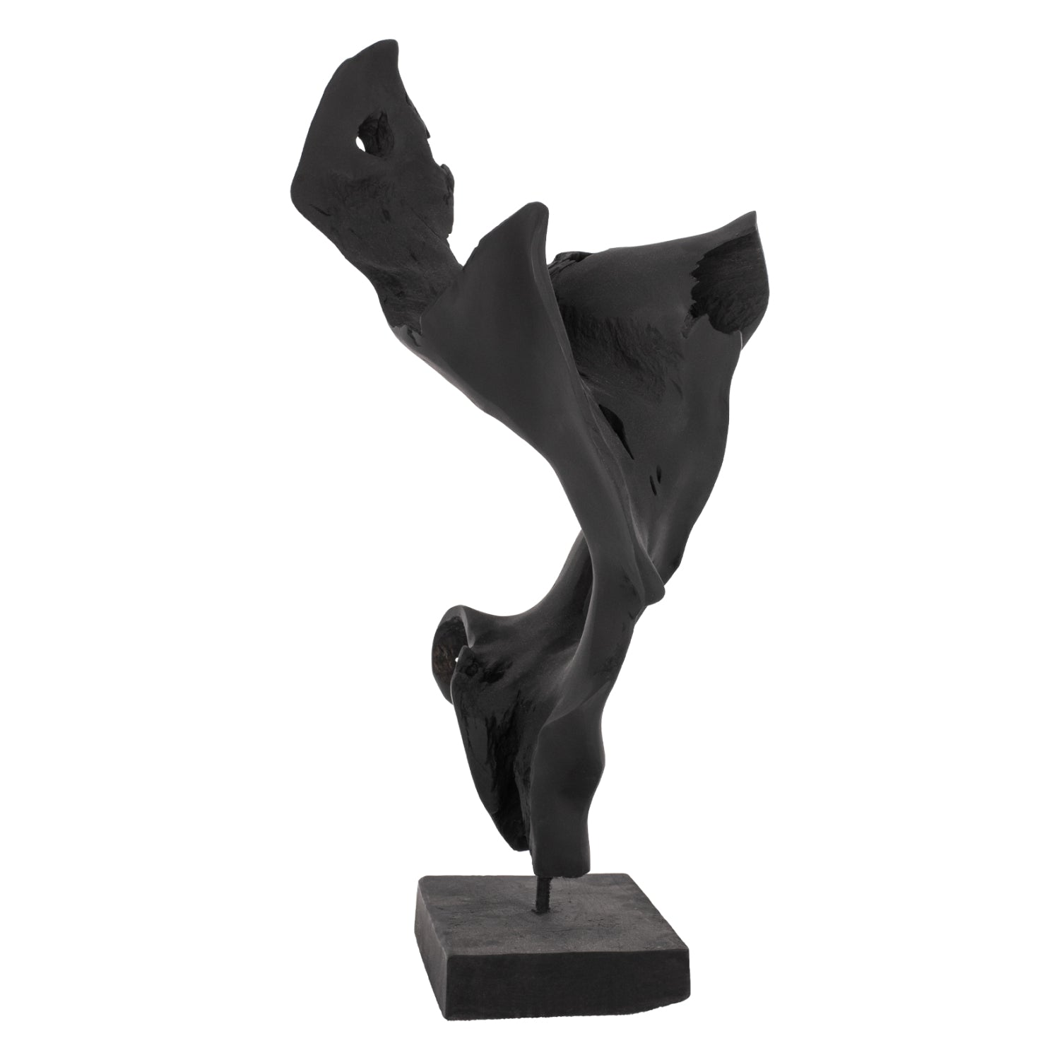 TABLE DECOR HM7714 SOLID TEAK WOOD BLACK 26Χ16Χ70H