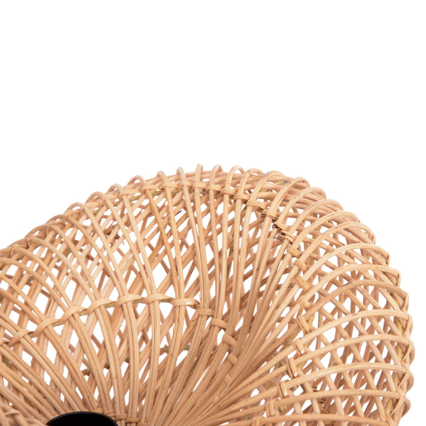 DECORATIVE TABLE LAMP IVAR HM4431 DRIFTWOOD & RATTAN 32x30x53Hcm.