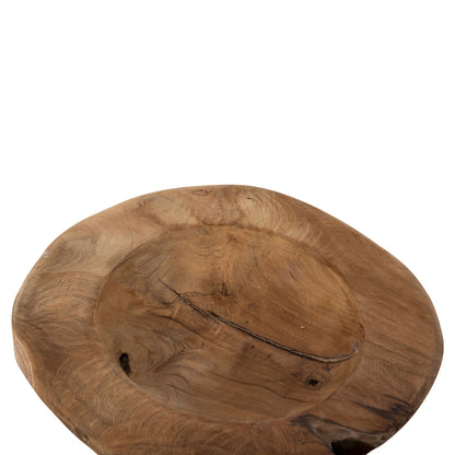 TABLE DECOR BOWL YOKI HM9627 TEAK WOOD Φ29x6Hcm.