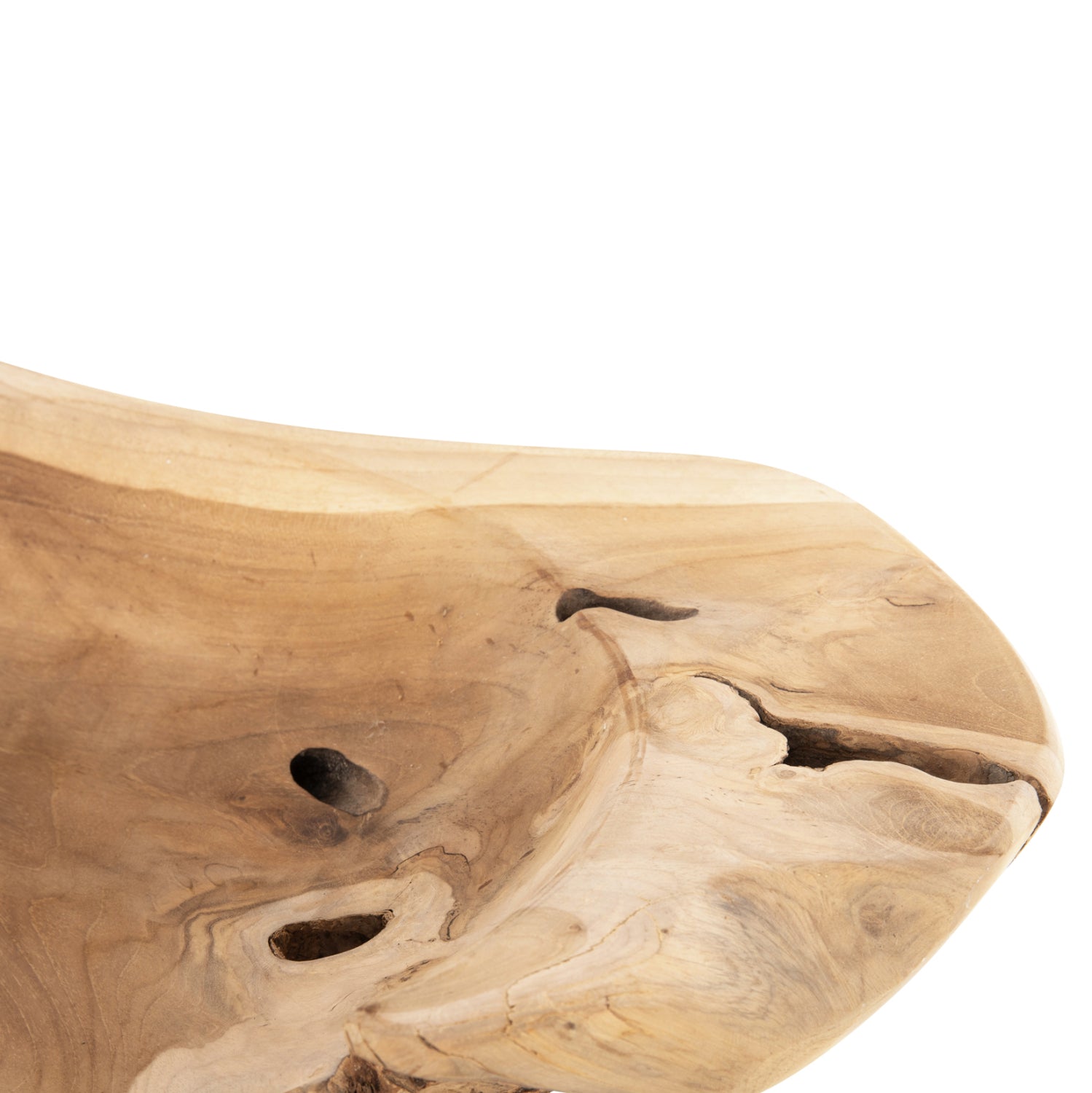 TABLE DECOR BOWL YOKI ΗΜ9795 TEAK WOOD Φ58x12Hcm.