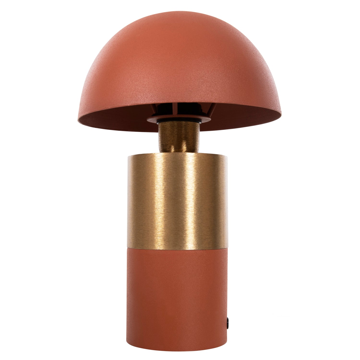 TABLE LAMP PUNE HM4245.08 METAL IN ORANGE-GOLD Φ20,5x32,5Hcm.