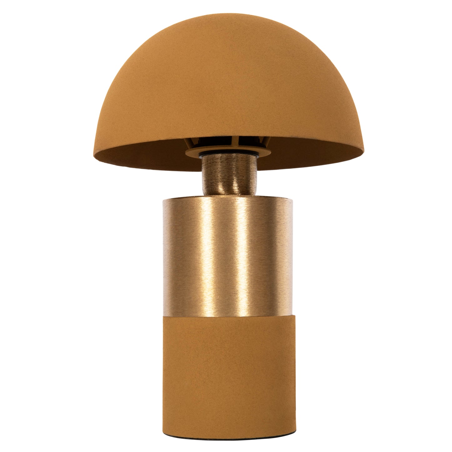 TABLE LAMP PUNE HM4254.10 METAL IN MUSTARD-GOLD Φ20,5x32,5Hcm.