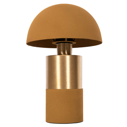 TABLE LAMP PUNE HM4254.10 METAL IN MUSTARD-GOLD Φ20,5x32,5Hcm.