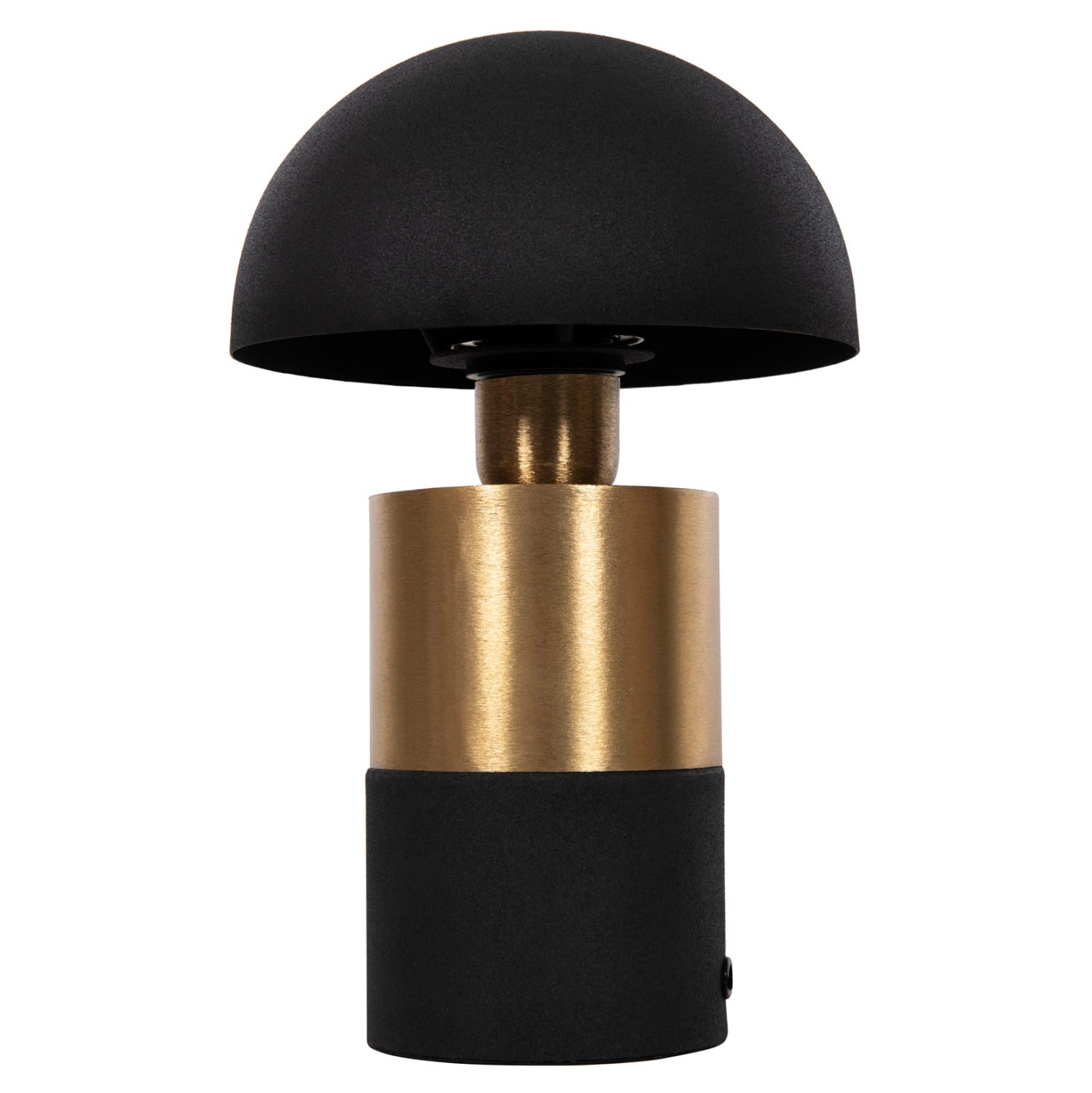 TABLE LAMP PUNE HM4255.04 METAL IN BLACK-GOLD Φ18x28Hcm.