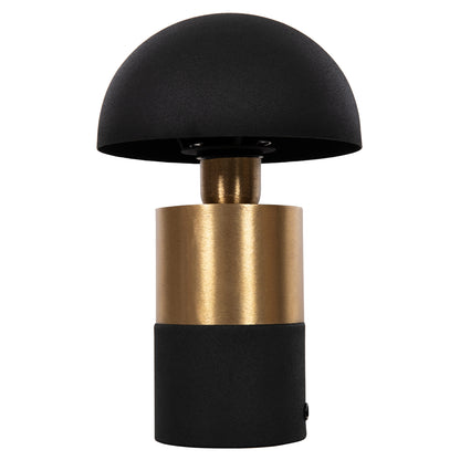 TABLE LAMP PUNE HM4255.04 METAL IN BLACK-GOLD Φ18x28Hcm.